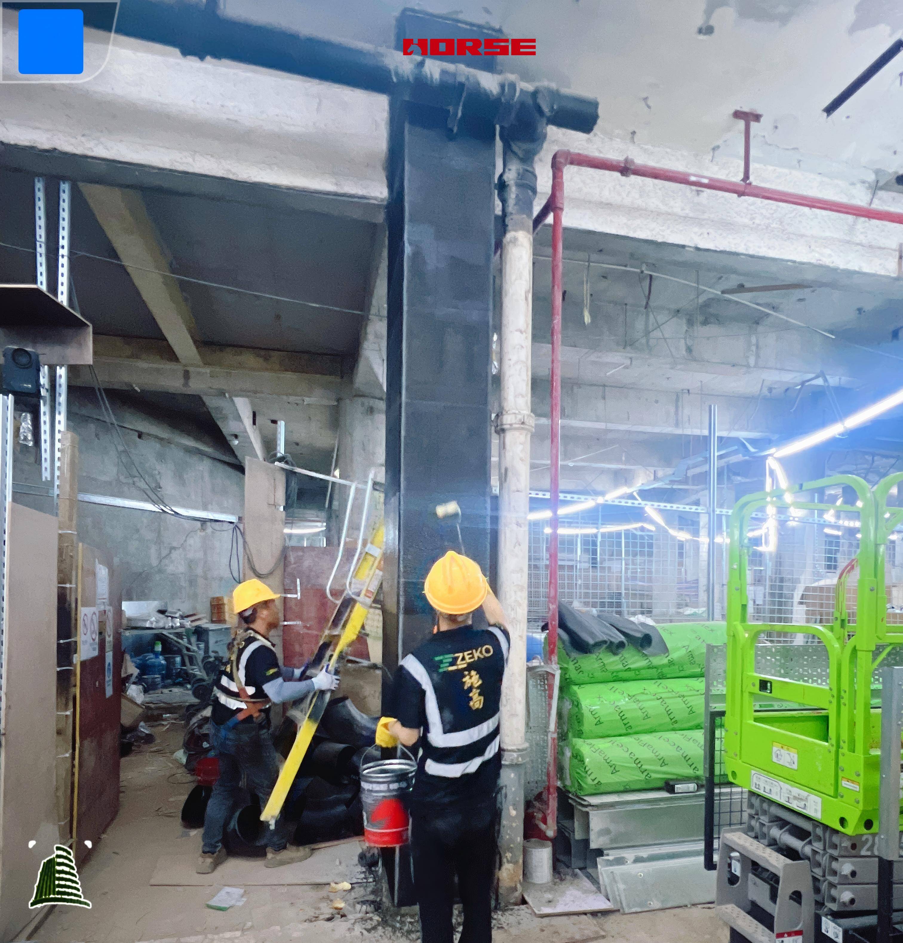 Carbon fiber improves the bearing capacity of columns Carbon fiber improves the bearing capacity of columns