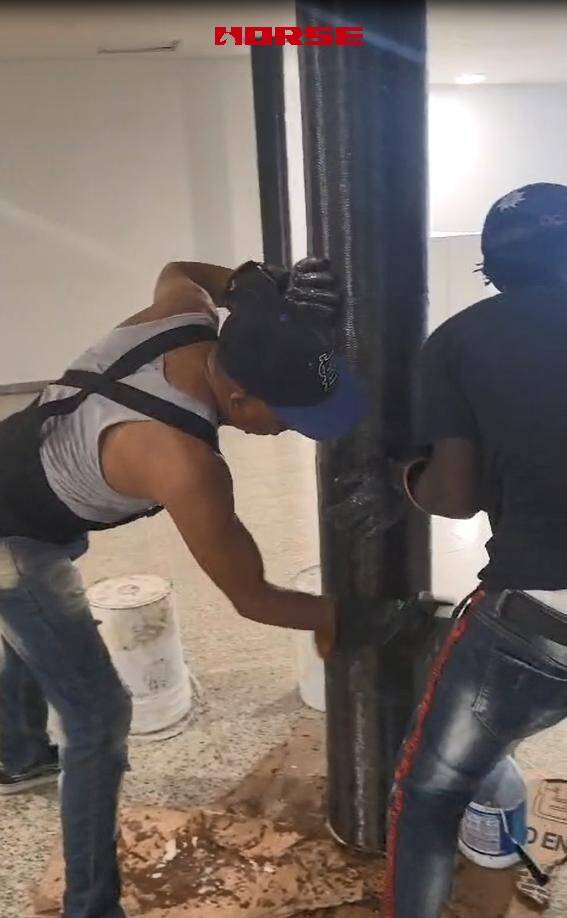 Carbon Fiber Reinforcement of Ballroom Structure in the Dominican Republic Carbon Fiber Reinforcement of Ballroom Structure in the Dominican Republic